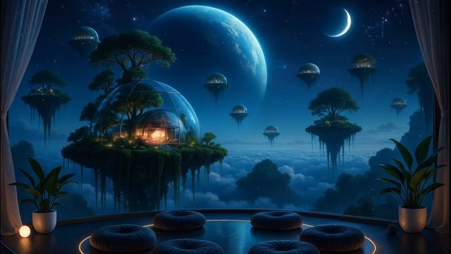 Floating Peace ｜ Peaceful Sci-Fi Sounds For Your Soul ｜ 2 Hours