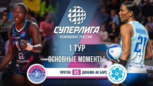 Протон - Динамо-Ак Барс | 1 тур | Основные моменты | Суперлига 2025-2026