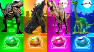 Coffin Dance Динозавры 180 уровень - Мультики про Динозавров | МУЛЬТФИЛЬМЫ ДИНОЗАВРЫ в Tiles Hop