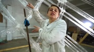 12 МЕТРОВАЯ ПАУТИНА ИЗ СКОТЧА