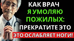 6 причин, которые вызывают слабость в ногах в пожилом возрасте