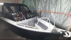 Алюминиевый катер для рыбалки. Красноярец 600 рыбак.