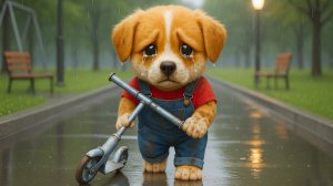 Мультики для детей. Приключения собачки и его нового самоката, мультфильм, детям