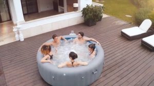Надувная джакузи Bestway «Lay-Z-Spa Santorini «, артикул 6001T