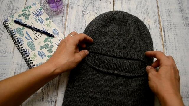 ТРЕНД СЕЗОНА! БАЛАКЛАВА-ШЛЕМ ДЛЯ МУЖЧИН.Вязание спицами. смотреть онлайн