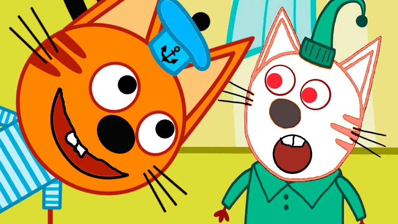 ТРИ КОТА ДРЕВНИЕ КОТИКИ ПЕЩЕРА - МУЛЬТИК ДЛЯ ДЕТЕЙ