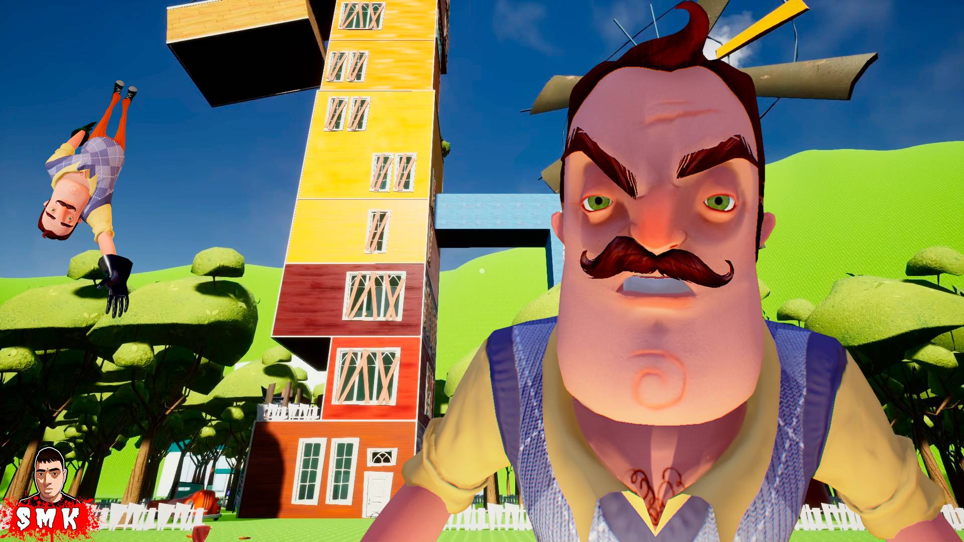 ШОУ ПРИВЕТ СОСЕД!НЕБОСКРЁБ ВАСИЛИЧА!ИГРА HELLO NEIGHBOR MOD KIT ПРОХОЖДЕНИЕ МОДА HELLO TOWER!ПРИКОЛЫ смотреть онлайн