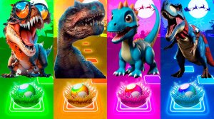 Coffin Dance Динозавры 185 уровень - Мультики про Динозавров | МУЛЬТФИЛЬМЫ ДИНОЗАВРЫ в Tiles Hop