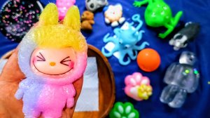 АСМР РАСПАКОВКА Сюрприз сквиши 🐾 режу СКВИШИ ✨ ТАБА лапки сквиши 🐾👀