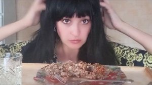 МУКБАНГ/ГРЕЧКА С МЯСОМ