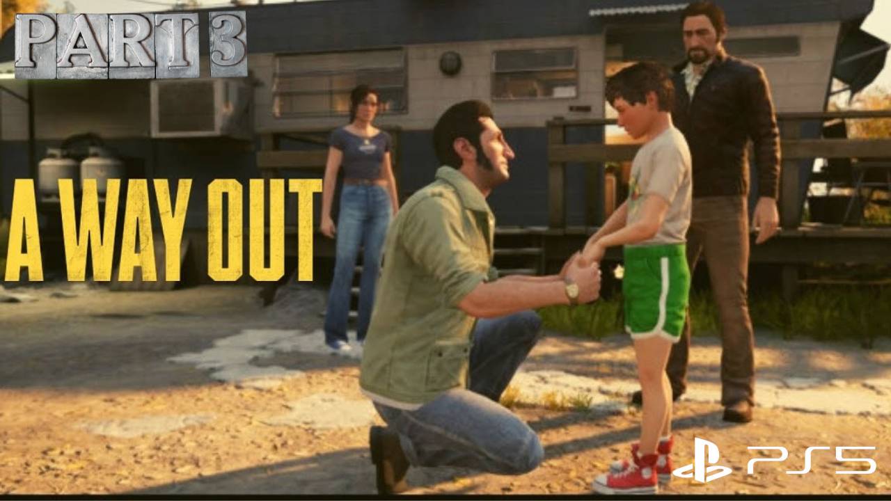 A Way Out на PS5 - Самый Эмоциональный Момент: Встреча Лео с Семьей (Кооп с Marcus) часть 3