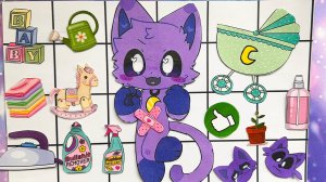 Catnap / Делает уютный дом для себя и малыша 🌸