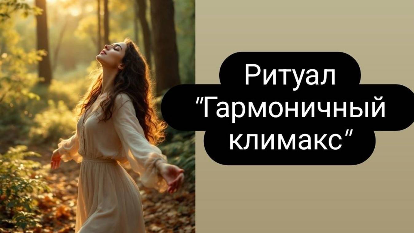 Ритуал "Гармоничный климакс" #ритуал смотреть онлайн