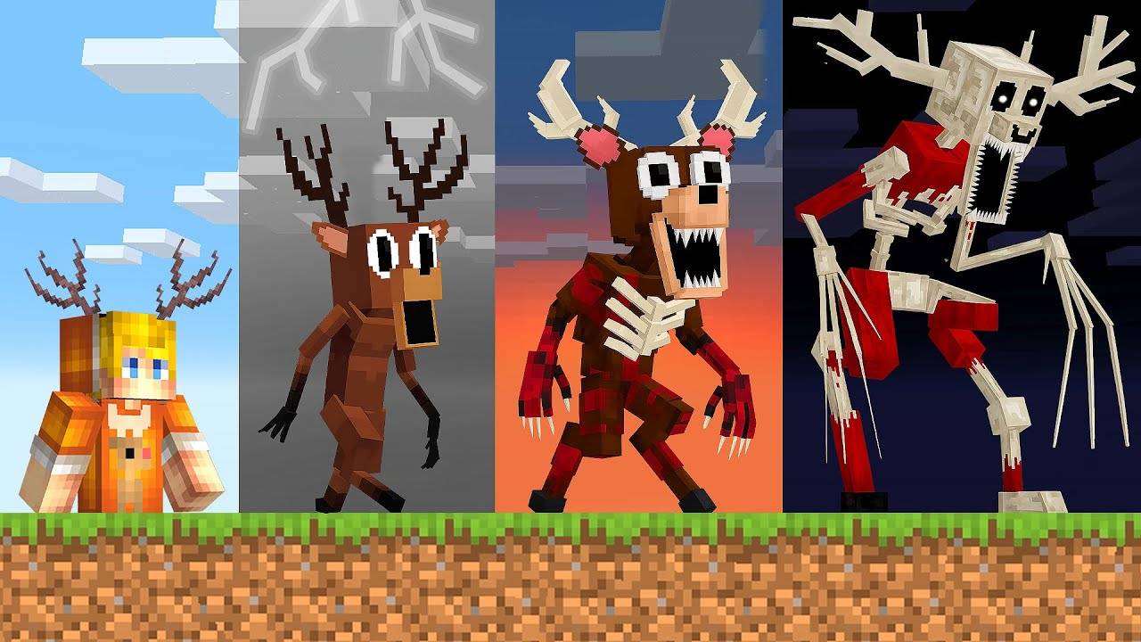 Я Улучшил КОШМАРНОГО ОЛЕНЯ из 99 НОЧЕЙ В ЛЕСУ РОБЛОКС в Майнкрафт... смотреть онлайн