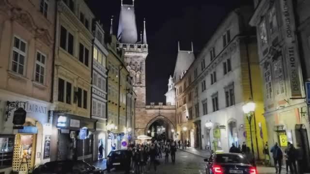 Ночная Прага