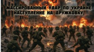 Новости СВО Сегодня-Массированный удар по Украине Наступление на Дружковку