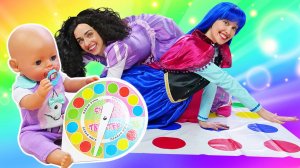 Вредные принцессы ИГРАЮТ: Крестики-нолики, Дженга,прятки и весёлый твистер! 🎲👑