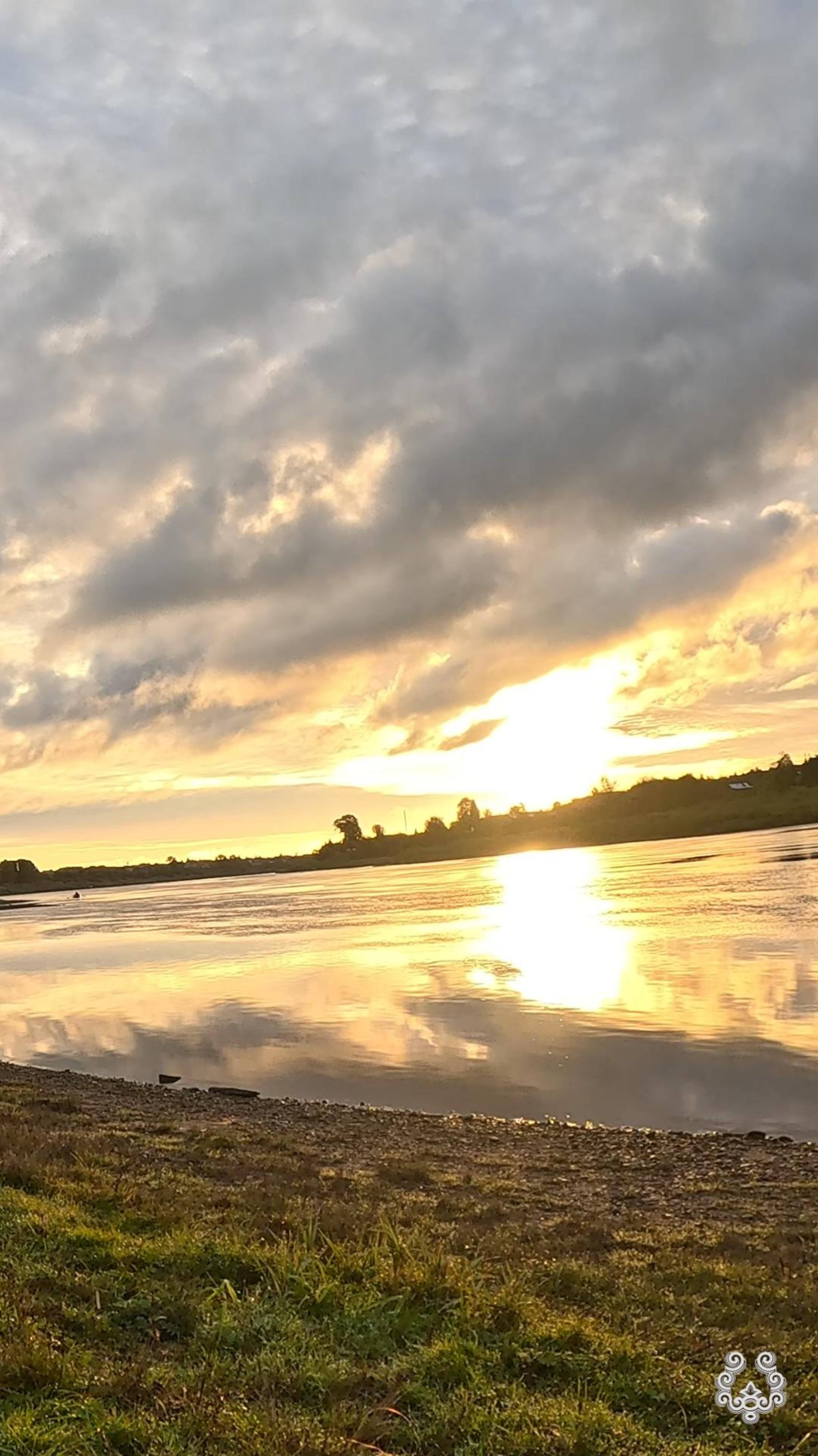 Закат, 60-я параллель, г. Тотьма. смотреть онлайн