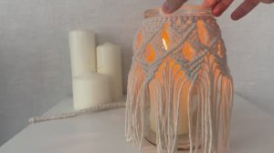 Подсвечник или ваза макраме мастер-класс. Как сделать подсвечник / вазу из банки своими руками