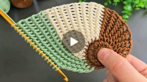 Очаровательная салфетка листик крючком 🌱 #все_в_жизни_связано #всевжизнисвязано