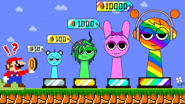 🛍️Марио нашёл магазин Спрунки и не знает что купить