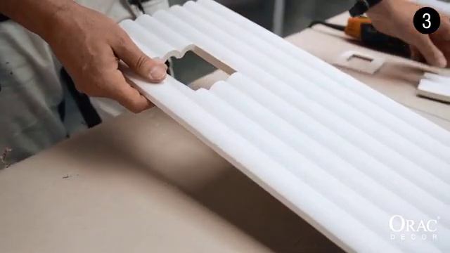 Как смонтировать розетку в стеновую панель из полиуретана Orac Decor смотреть онлайн