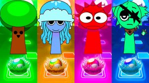 Coffin Dance Спрунки 104 уровень - Мультики про Спрунке | МУЛЬТФИЛЬМЫ SPRUNKI в Tiles Hop