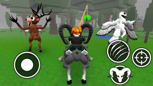 Играем за Барана — секретного питомца драгоценного камня в «99 ночах в лесу» Анимация Роблокс