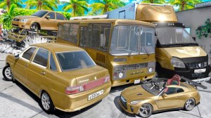 Угнал кучу золотых чит тачек и огромный монстр трак у мажора за 180 сек! Битва воров в ГТА 5 Онлайн