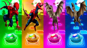 Coffin Dance Динозавры 187 уровень - Мультики про Динозавров | МУЛЬТФИЛЬМЫ ДИНОЗАВРЫ в Tiles Hop