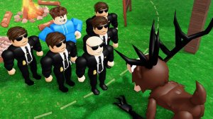 Я нанял телохранителей в игре 99 ночей в лесу в РОБЛОКС!