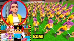 МОЙ ДРОН СНЯЛ РУМИ KPOP DEMON HUNTER ДЕВУШКА ПОЖИРАЕЛЬ в Реальной Жизни в МАЙНКРАФТ ВИДЕО MINECRAFT