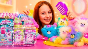 Игрушки для девочек - Cotton Candykins играют в салон красоты! Игры для детей и распаковка!