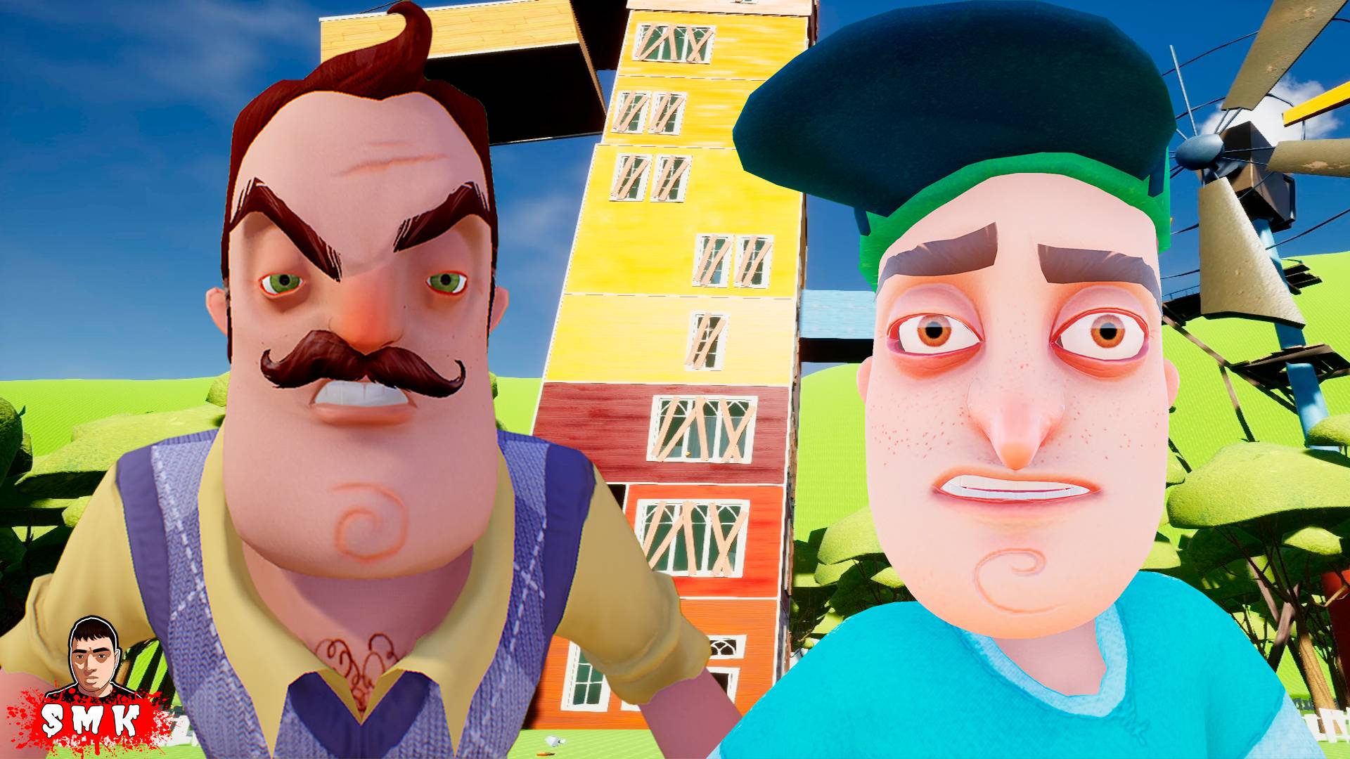 ШОУ ПРИВЕТ СОСЕД!ВСЁ ПРОШЛИ,НО ЕСТЬ НЬЮАНС!ИГРА HELLO NEIGHBOR MOD KIT ПРОХОЖДЕНИЕ МОДА HELLO TOWER! смотреть онлайн