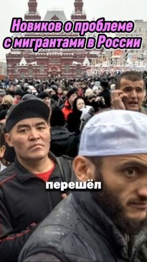 Новиков о проблемах с мигрантами!