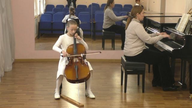 Кемерово, ЦДШИ, Харламова Олеся - Л. Бетховен "Контрданс", М. Крейн "Кукушка" смотреть онлайн