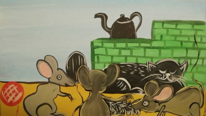 Как нарисовать сказку "Кот и мыши" смотреть онлайн