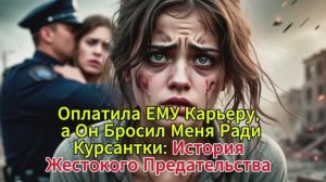 Оплатила ЕМУ Карьеру, а Он Бросил Меня Ради Курсантки: История Жестокого Предательства