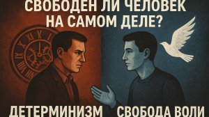 СВОБОДЕН ЛИ ЧЕЛОВЕК НА САМОМ ДЕЛЕ ? (Детерминизм против свободы воли)