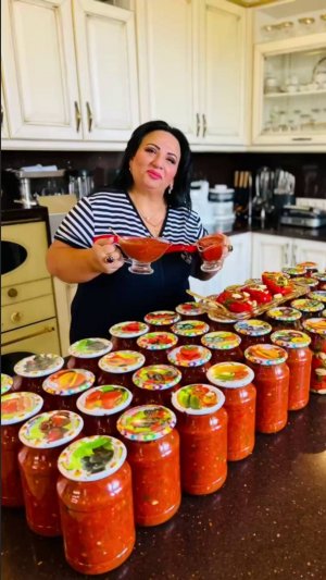 АДЖИКА ОТ АРУСИ КАВКАЗ! РЕЦЕПТ АДЖИКИ НА ЗИМУ! Готовьте с любовью!❤️