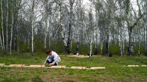 ЭКСПЕРИМЕНТ - ДОМИНО ИЗ ЛЕЗВИЙ И БАЛЛОНЧИКОВ КРАСКИ!