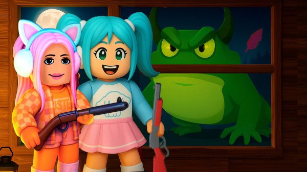 Мы с Викой выживаем 99 ночей в лесу Роблокс