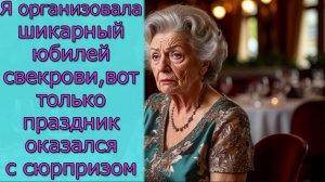 Я организовала шикарный юбилей свекрови, вот только праздник оказался с сюрпризом