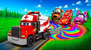 Тачки Молния против Безумного Портала – Что будет дальше? Эксперименты в бимке