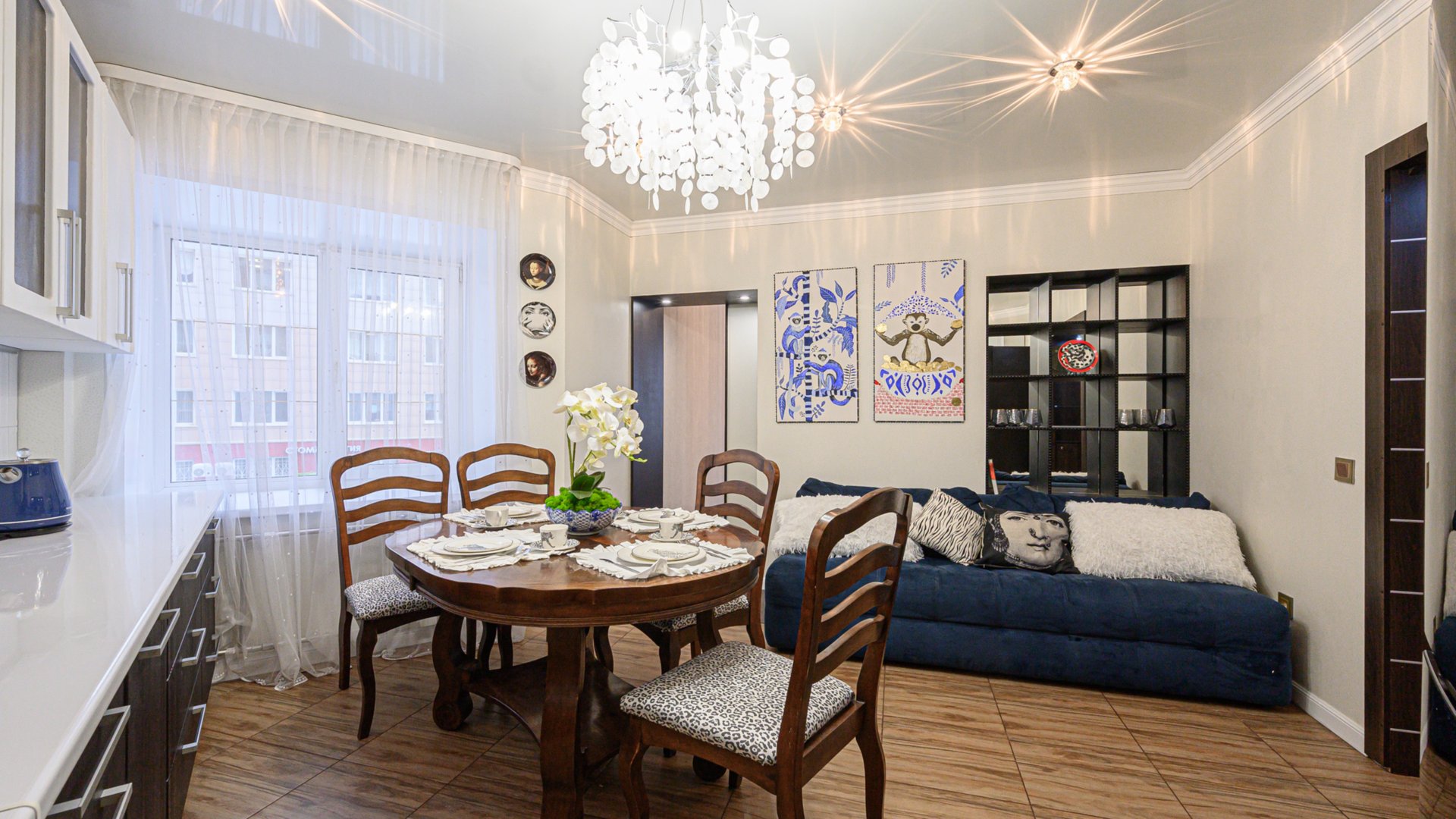 Трехкомнатная квартира, Новосибирск, Ленинский район, ул. Серафимовича, д.24/1 смотреть онлайн