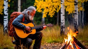 авторская песня  БРОДИТ ОСЕНЬ