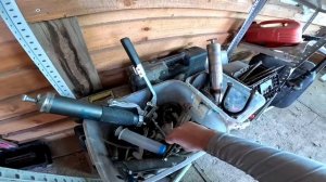 Мелкой стало плохо ! Эти кучи надо разгребать ! ХУТОР В ЛЕСУ №826