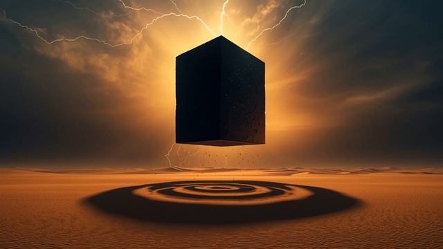 Cube That Casts a Spiral Shadow ⬛ 2-Hour Surreal Ambience ｜ Silent Lightning ｜ Rising Sand ｜ Sci-Fi смотреть онлайн