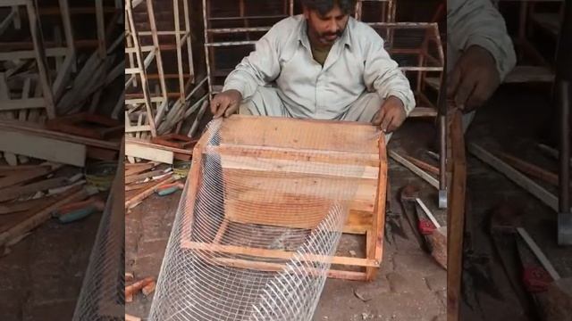 Изготовление красивой деревянной клетки для птиц смотреть онлайн