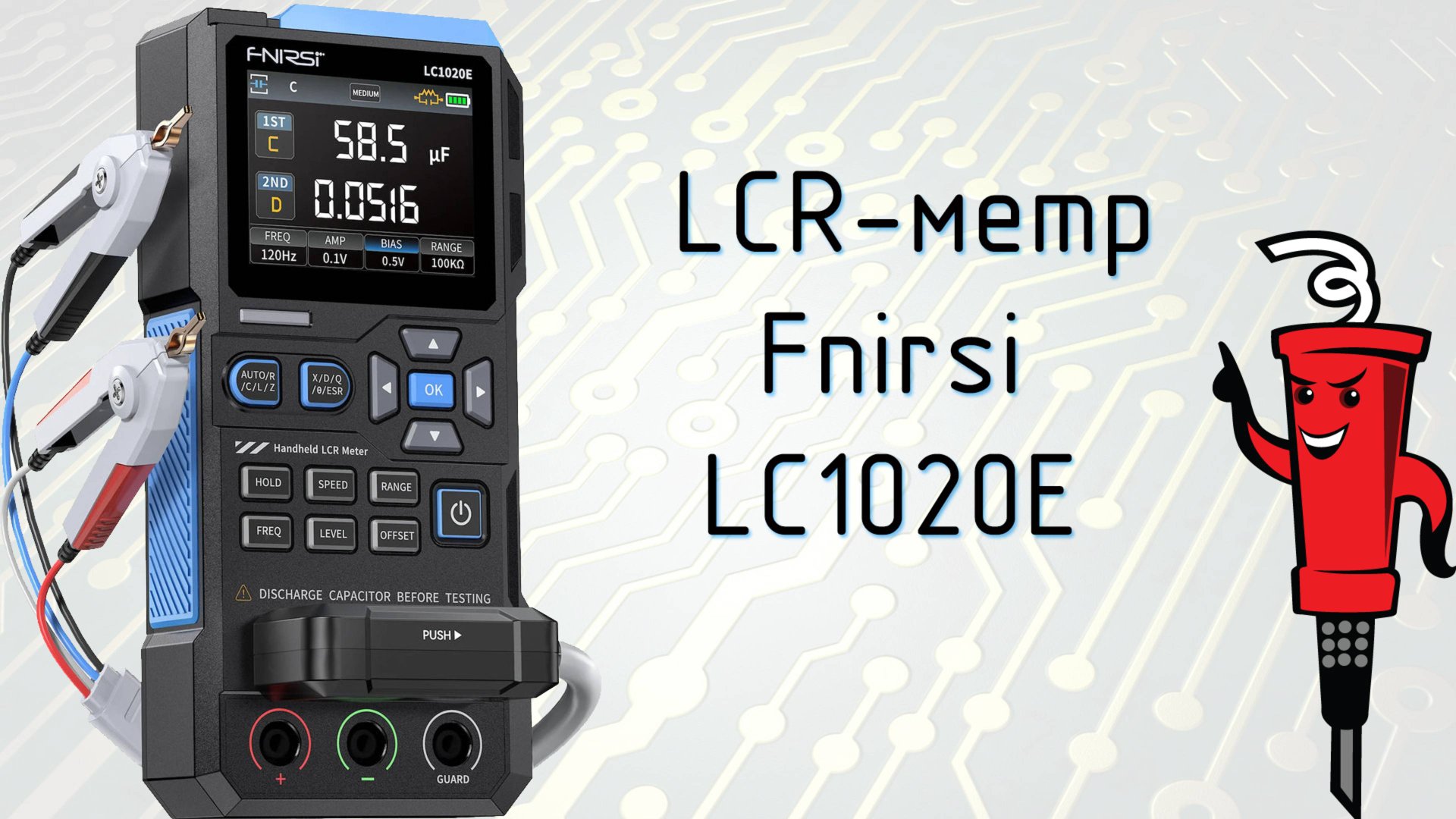 Обзор LCR-метра Fnirsi LC1020E смотреть онлайн